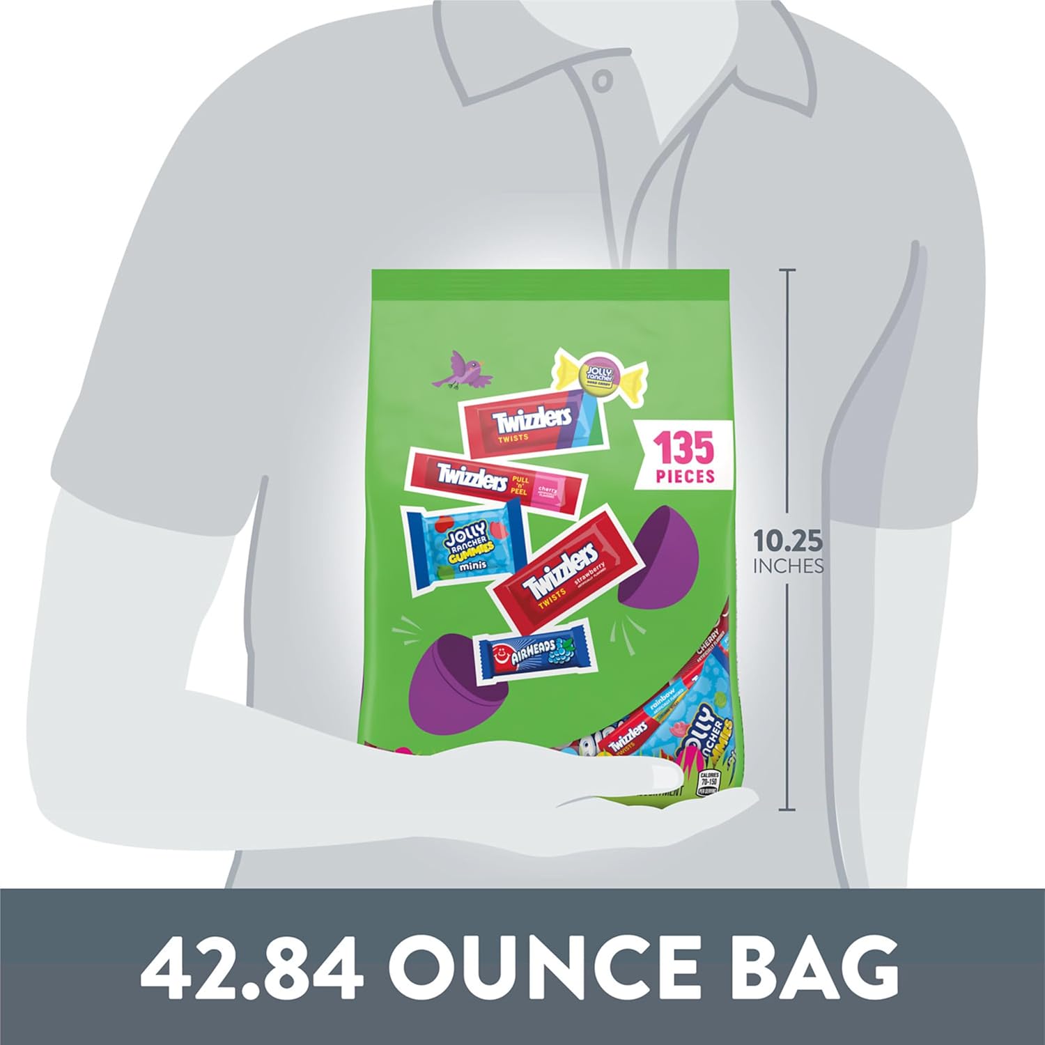 JOLLY_RANCHER,_TWIZZLERS,_and_AIRHEADS_Assorted_Fruit_Flavored,_Easter_Candy_Bulk_Bag,_42.84_oz_(135_Pieces)