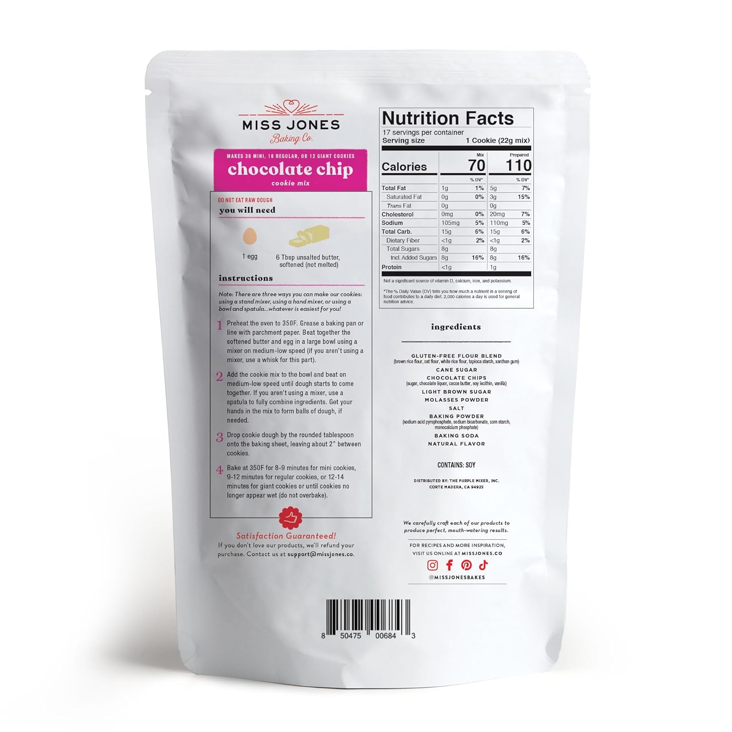 Miss_Jones_Baking_Gluten-Free_Chocolate_Chip_Cookie_Mix_-_More_Chocolate_Chips,_50%_Lower_Sugar,_Naturally_Sweetened_Desserts_&_Treats,_13_Ounce_(Pack_of_1)