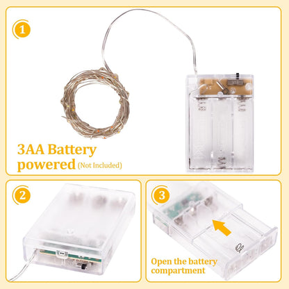 Timer_Led_Fairy_Lights,1_Pack_Mini_Battery_Powered_Silver_Wire_Starry_Tiny_String_Light,Battery_Operated_Micro_Lights_for_Bedroom,Christmas,Parties,Wedding,Centerpiece,Decoration_(5m/16ft_Warm_White)