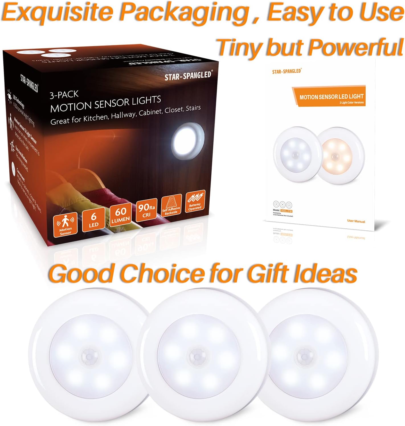STAR-SPANGLED_3_Pack_2.8”_Motion_Sensor_Lights_Indoor_AAA_Battery_Operated,_Stick_on_LED_Puck_Light_for_Stairs,_Under_Cabinet,_Closet,_Cool_White