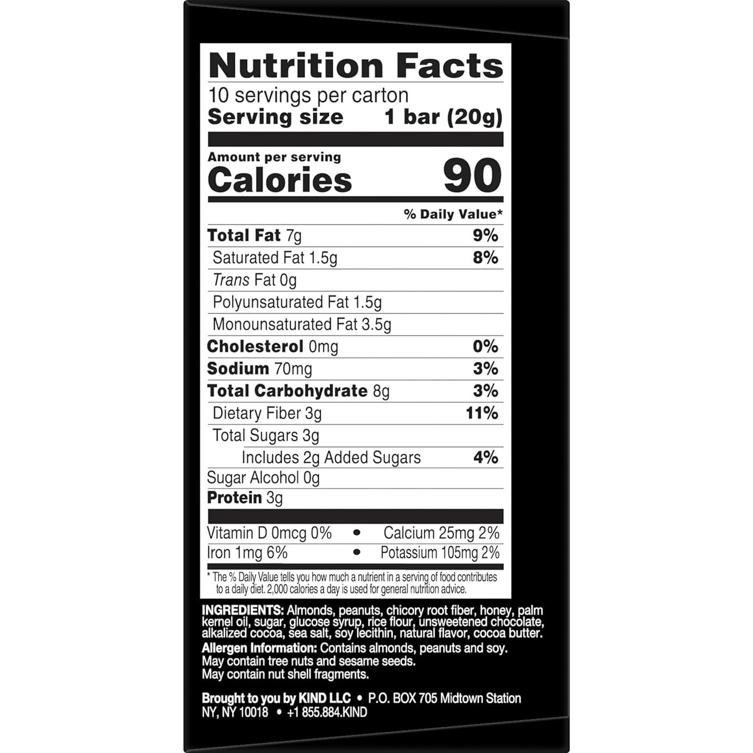 KIND_Minis,_Dark_Chocolate_Nuts_&_Sea_Salt,_Healthy_Snacks,_Gluten_Free,_Low_Calorie_Snacks,_Low_Sugar,_10_Count