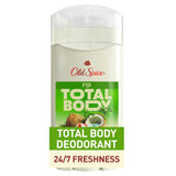 Old Spice Whole Body Deodorant Stick for Men, Aluminum Free, 24/7 Odor Protection, 24/7 Lasting Freshness, Dermatologist Tested, Gentle on Skin, Safe to Use All Over, 3.0 oz