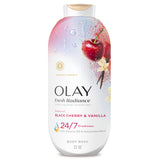 Olay Body Wash for Women, 24/7 Skin-Loving Freshness, Miami Mocktails, Plant Based Cleansers, Vitamin B3 & Antioxidant Blend, For All Skin Types