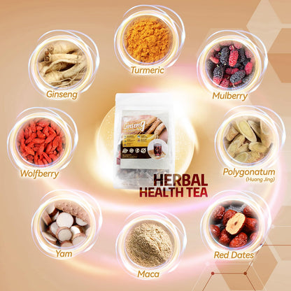 30Pcs_Ginseng_Five_Treasures_Kidney_Tea,Traditional_Chinese_Herbal_Health_Tea,Natural_Organic_Kidney_Cleanse_Detox_Teabags_Gift_for_Men&Women,8_Precious_Ingredients_Formula