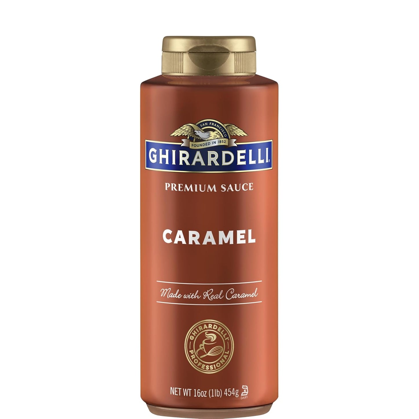 Ghirardelli White Chocolate Flavored Sauce Squeeze Bottle, 16 oz Creamy Sweet - Eco House Kit
