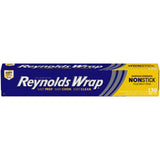 Reynolds Wrap Non Stick Aluminum Foil, Nonstick Aluminum Foil Roll, Prevents Food Sticking and Messy Cleanup, Great for Covering Casseroles and leftovers