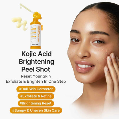 medicube Peel Shot | Reset in One Step | Gentle Exfoliating Serum with BHA, LHA, PHA for Dead Skin Cells, Blackheads, Excess Sebum | For Dull, Rough, Troubled Skin