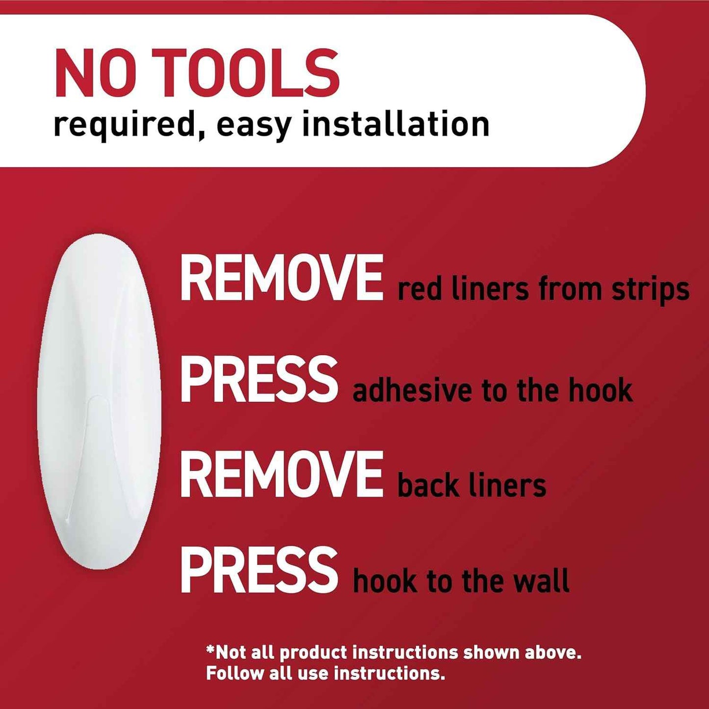 Command Medium Designer Hooks, Damage-Free Hanging Wall Hook with Adhesive Strips, No Tools Great for Hanging, Organization and Storage, Holds up to 3 lb