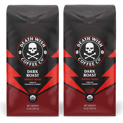 Death Wish Coffee, Organic and Fair Trade Whole Bean Coffee