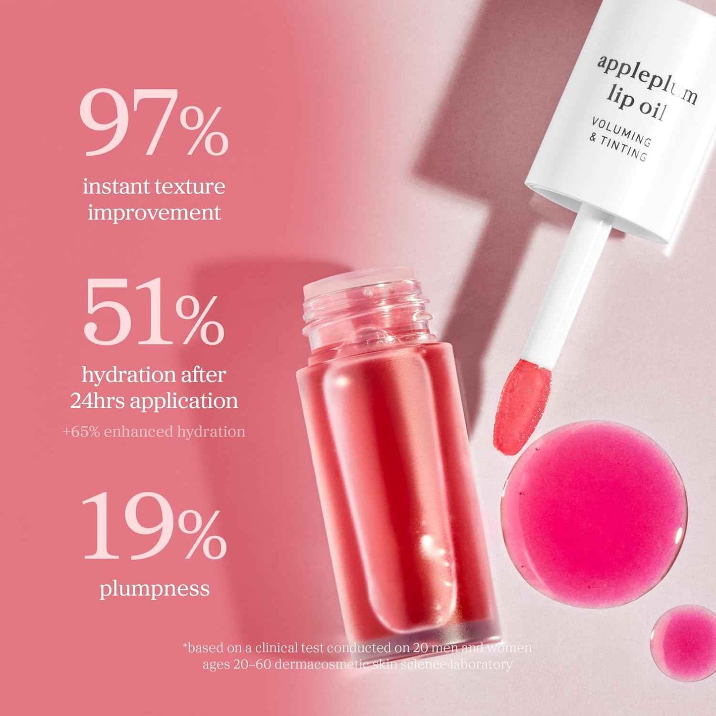 NOONI Korean Lip Oil | Long-Lasting, Moisturizing, Plumping, Revitalizing for Dry Lips, Waterproof, No Peel Off, Korean Tint, Hydrating Lip Stain, Nourishing Crystal Clear, 0.12 FL Oz