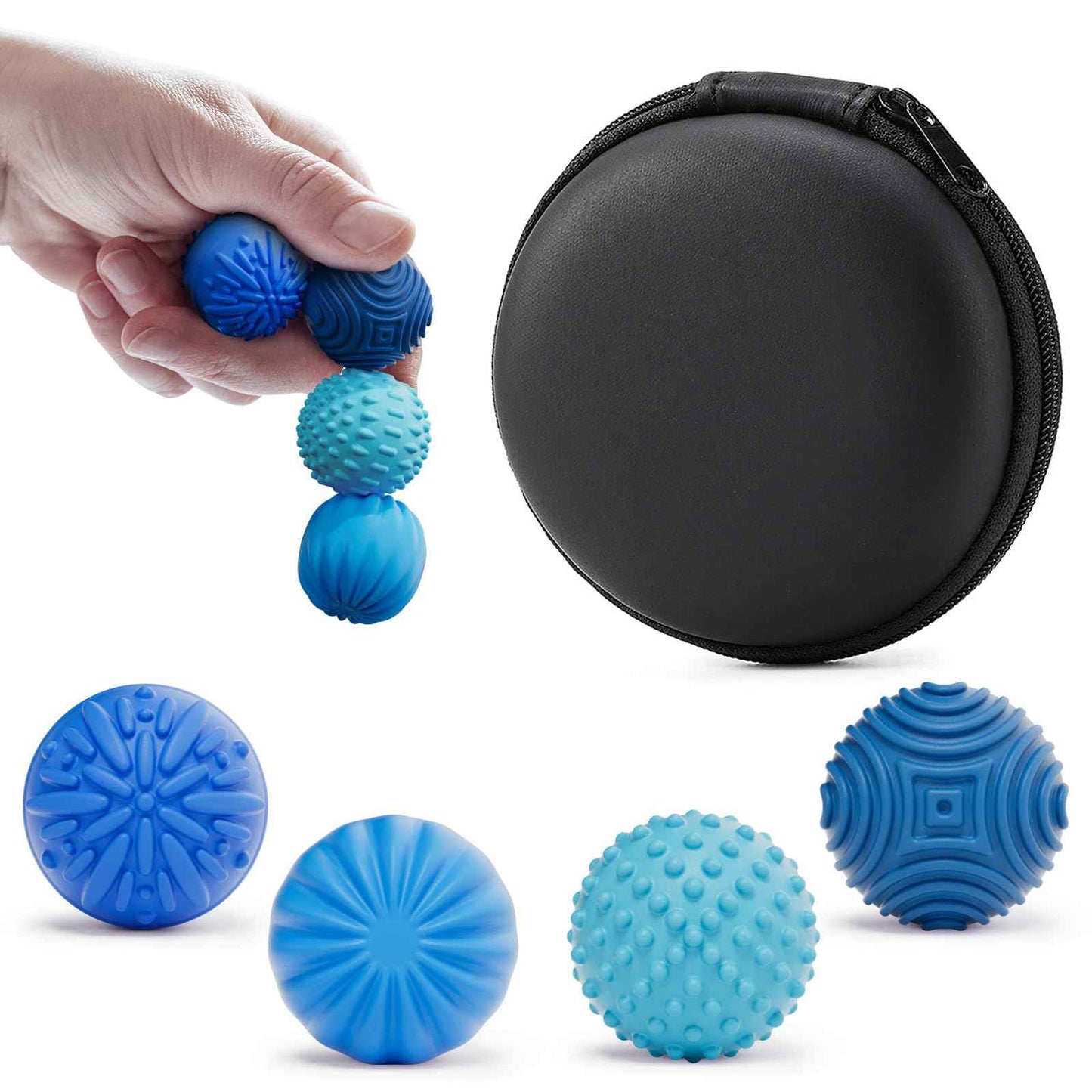 Silicone Magnetic Balls Fidget Toys for Adults & Teens, Stress Relief Sensory Toys for Autism ADHD Anxiety,Fun Textures Gadgets,Office Desk Toy,Stocking Stuffers for Women Men Teen Gift