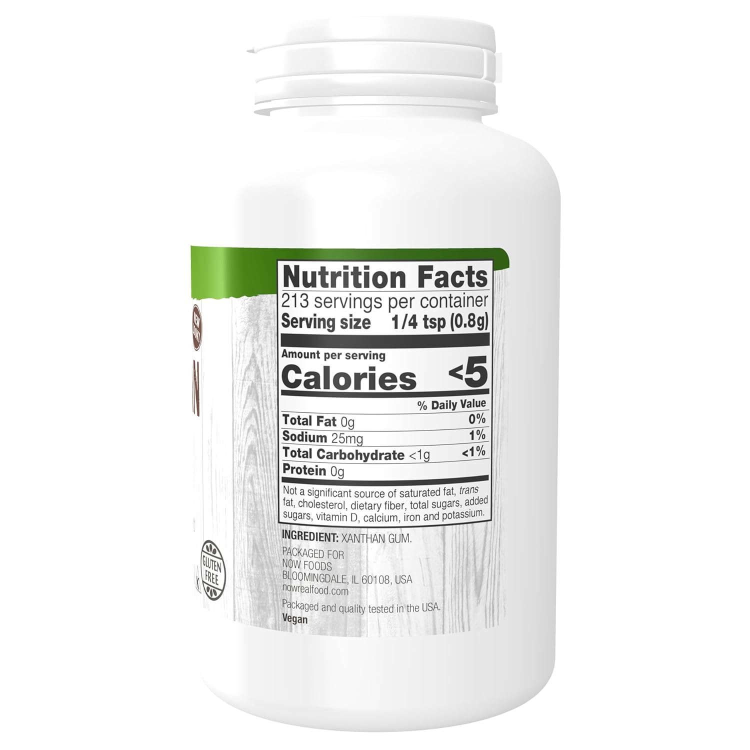 NOW_Foods,_Xanthan_Gum_Pure_Powder,_Kosher_and_Gluten-Free_Natural_Thickener,_6-Ounce