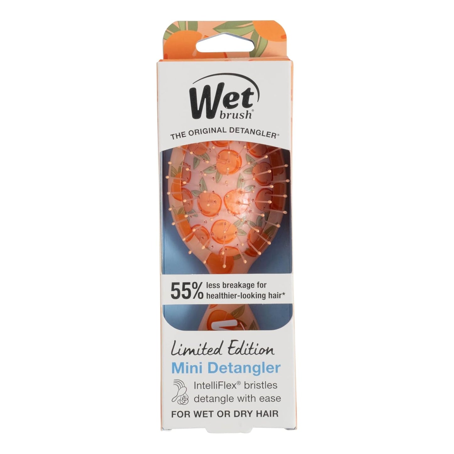Wet_Brush_Mini_Detangler_Hair_Brush,_Peach_(Tutti_Fruitti),_Detangling_Travel_Hairbrush,_Ultra-Soft_IntelliFlex_Bristles_Glide_Through_Tangles_with_Ease,_Pain-Free,_All_Hair_Types,_Limited_Edition