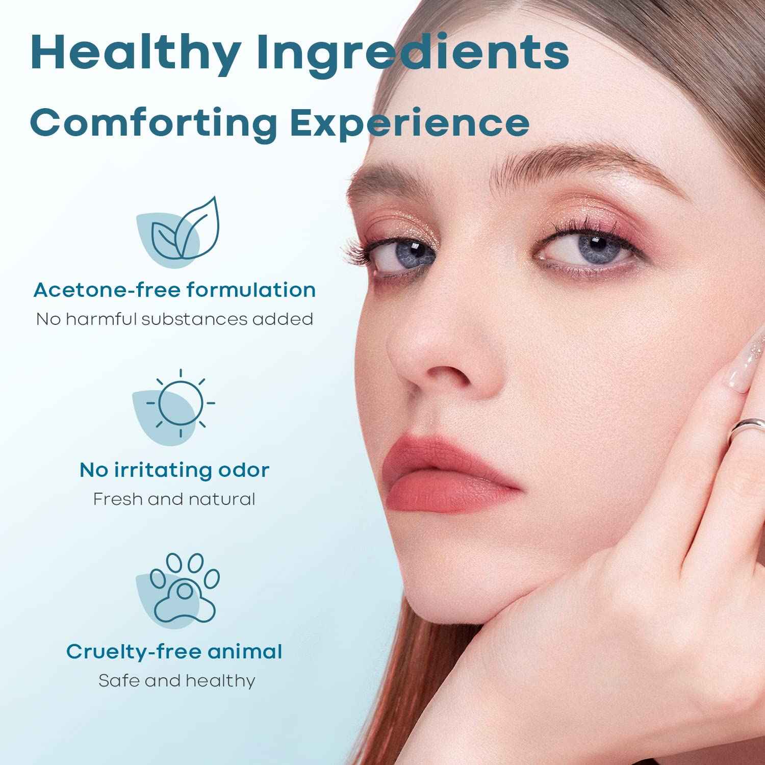 Modelones Poly Extension  with Dual-Ended Nail Brush Anti-Stick Liquid Brushes Cleaning Easy Spread for Beginner