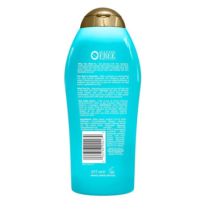 OGX_Radiant_Glow_+_Argan_Oil_of_Morocco_Extra_Hydrating_Body_Wash_for_Dry_Skin,_Moisturizing_Gel_Cleanser_for_Silky_Soft_Skin,_Body_Wash_for_Women,_Sulfate-Free_Surfactants,_19.5_fl_oz