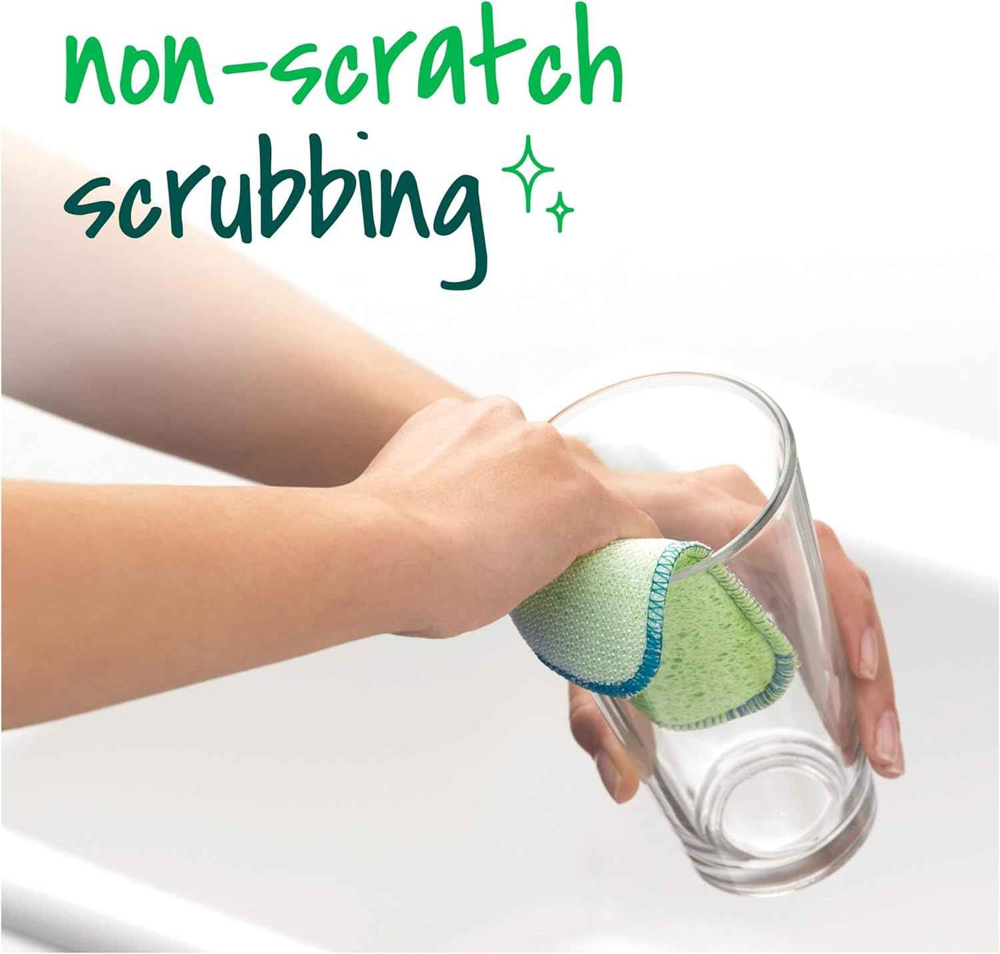 Scotch-Brite Dobie Scrub & Wipe Cloths, Sponge Cloths for Cleaning Kitchen, Bathroom, and Household, Dobie Scrub and Wipe Cloth Absorbs and Doesn't Scratch, 2 Cleaning Cloths