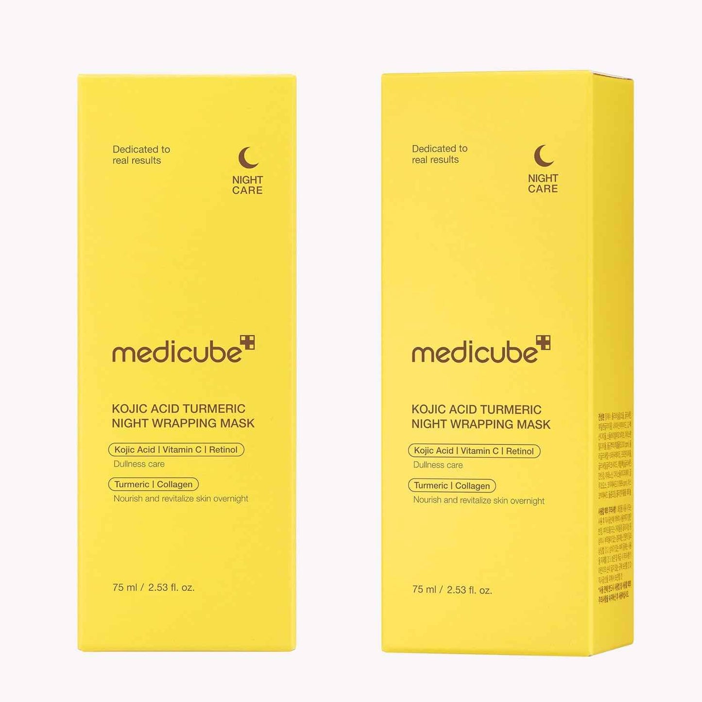 medicube Wrapping Mask, Vitamin C Overnight Peel Off Facial Mask | Brighten & Defends Against Skin Stress for a Clear, Glowing Complexion | Korean Skin Care, 2.53 fl.oz