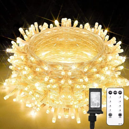 suddus_Indoor_Christmas_Lights_with_Remote,_Warm_White_String_Lights_Plug_in_with_Timer,_33ft_100_LED_Twinkle_Fairy_Lights_for_Bedroom_Xmas_Tree_Wreath_Garden_Party_Outdoor_Thanksgiving_Decorations