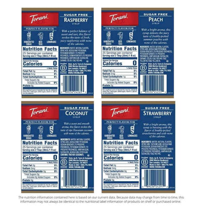 Torani Flavored Drink Syrup, 25.4 fl oz