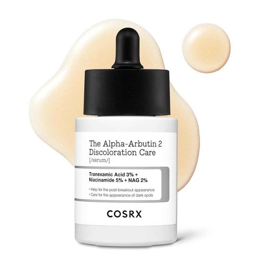 COSRX 2% Alpha Arbutin Discoloration Care Face Serum with Niacinamide, Glutathione & Tranexamic Acid, Dark Spot, Uneven Tone Care, Daily Korean Skin Care, Mothers Day Gifts for Woman, 1.7 fl oz