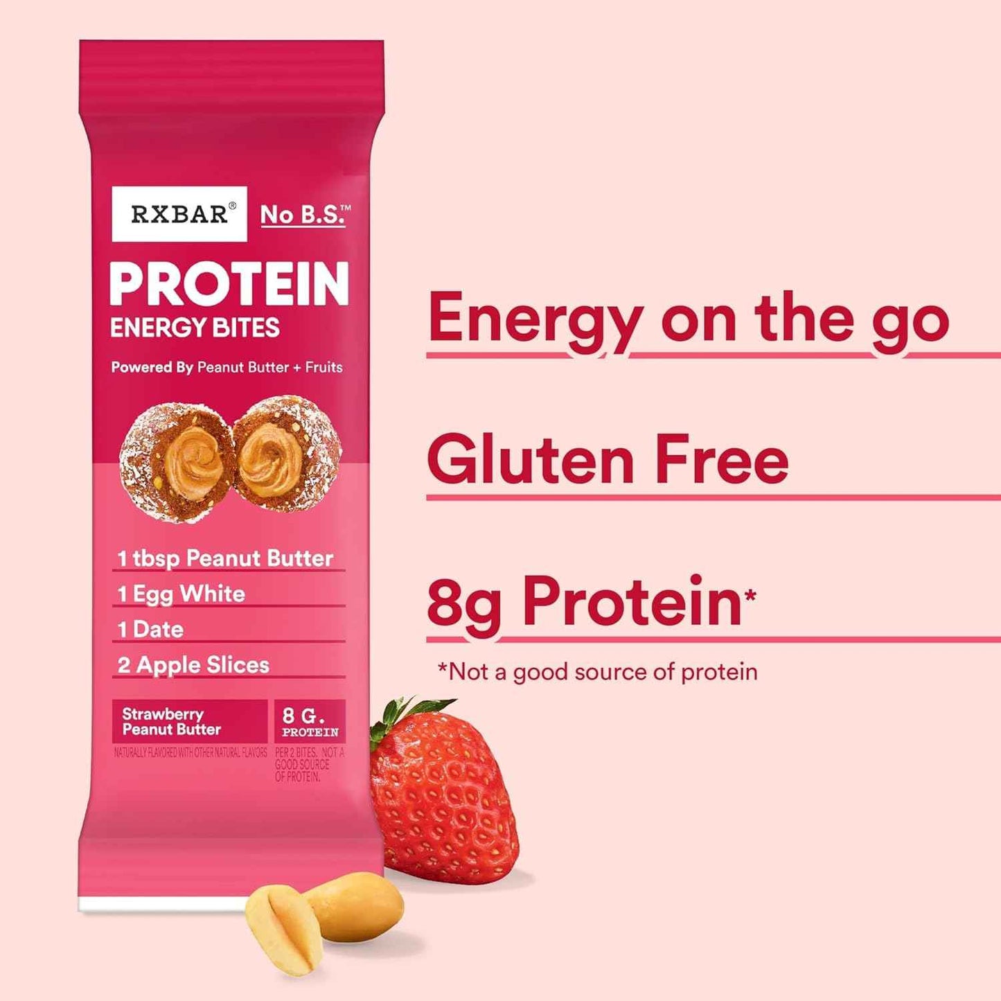 RXBAR Protein Energy Bites, Gluten Free Protein Balls