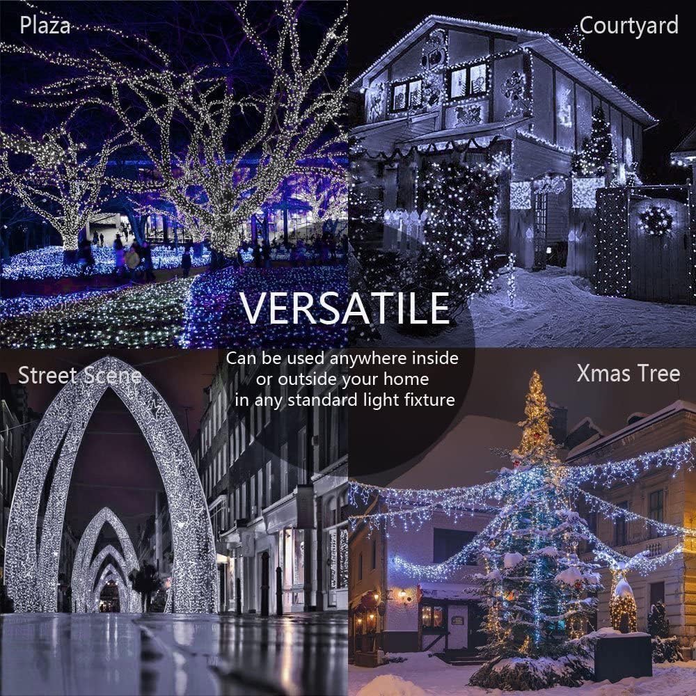FULLBELL_Black_and_White_Christmas_Decorations,_Black_Christmas_Lights_33ft_100_LED_with_Memory_Function,_8_Modes_Gothic_String_Lights_for_Tree,_Goth_Home,_Indoor_Outdoor
