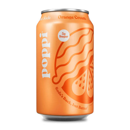 Poppi Sparkling Prebiotic Soda Beverage with Apple Cider Vinegar, Seltzer Water and Fruit Juice, 12 Fl Oz, 1 Count, Packaging May Vary