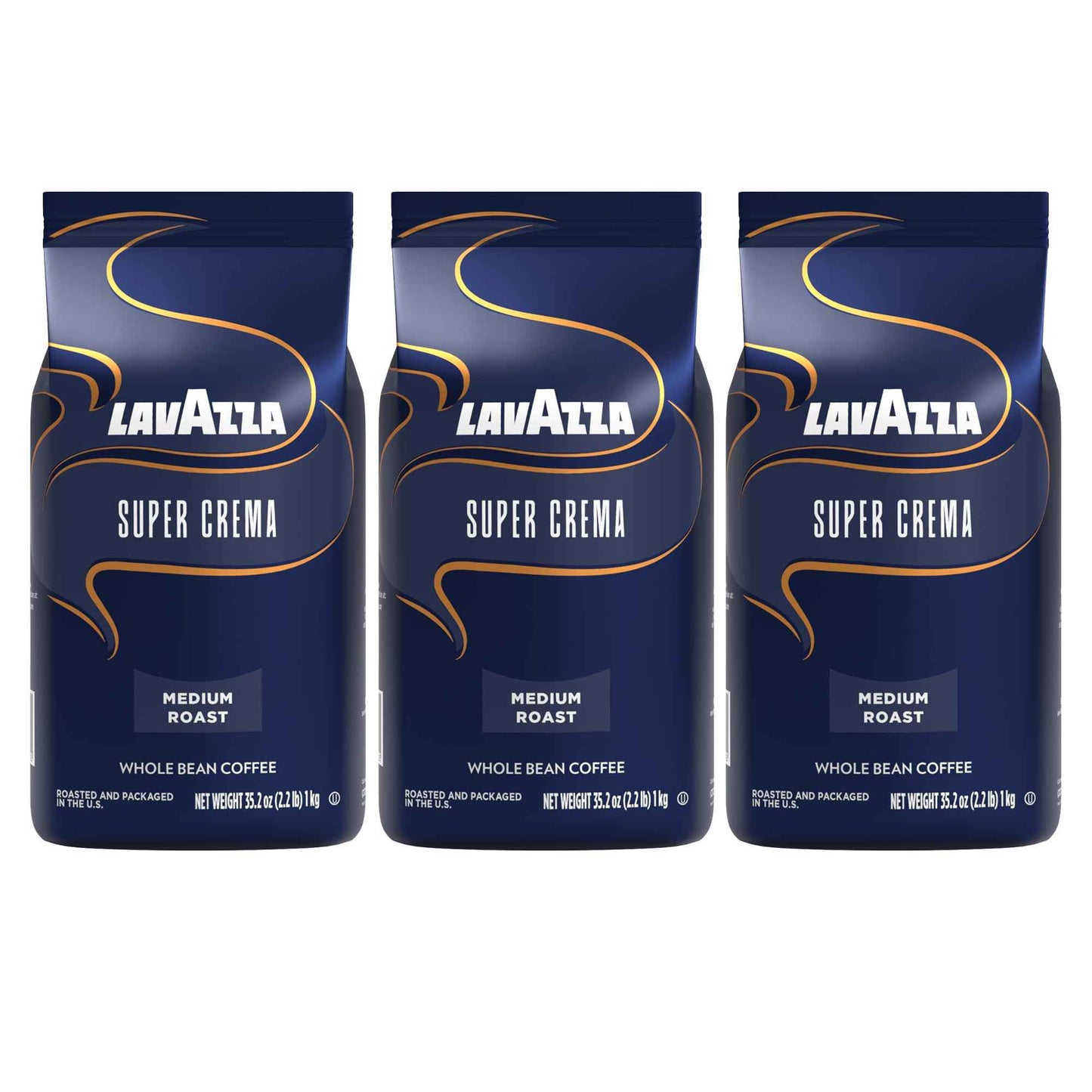 Lavazza Whole Bean Coffee, Medium Espresso Roast, Arabica and Robusta Blend