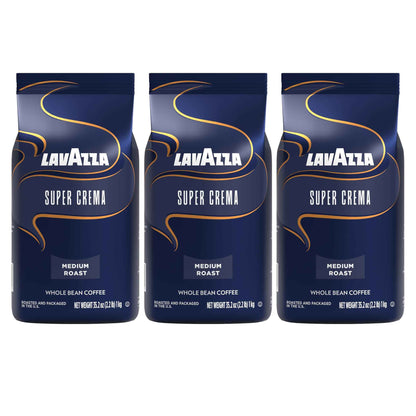 Lavazza Whole Bean Coffee, Medium Espresso Roast, Arabica and Robusta Blend