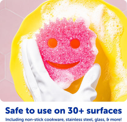 Scrub_Daddy_Colors_Kitchen_Sponges_-_Scratch-Free_Dishwashing_Sponges_&_Sponge_for_Kitchen_Sink,_Bathroom_&_Household_Cleaning_-_BPA-Free_Polymer_Foam_(3_Count)