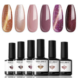 modelones Cat Eye Magnet Set, Heart French Cateye Gel Polish Nail Tools Kit Dual-Head 3 IN One Magnets Pen Heart Round Square Flower Glassy Moon Multi Effect Nail Art Designs Home DIY Salon Use
