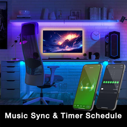 DAYBETTER_Smart_WiFi_Led_Lights_50ft/65.6FT/100ft,_Tuya_App_Controlled_Led_Strip_Lights,_Work_with_Alexa_and_Google_Assistant,_Timer_Schedule,_Color_Changing_Led_Lights_for_Bedroom_Party_Kitchen