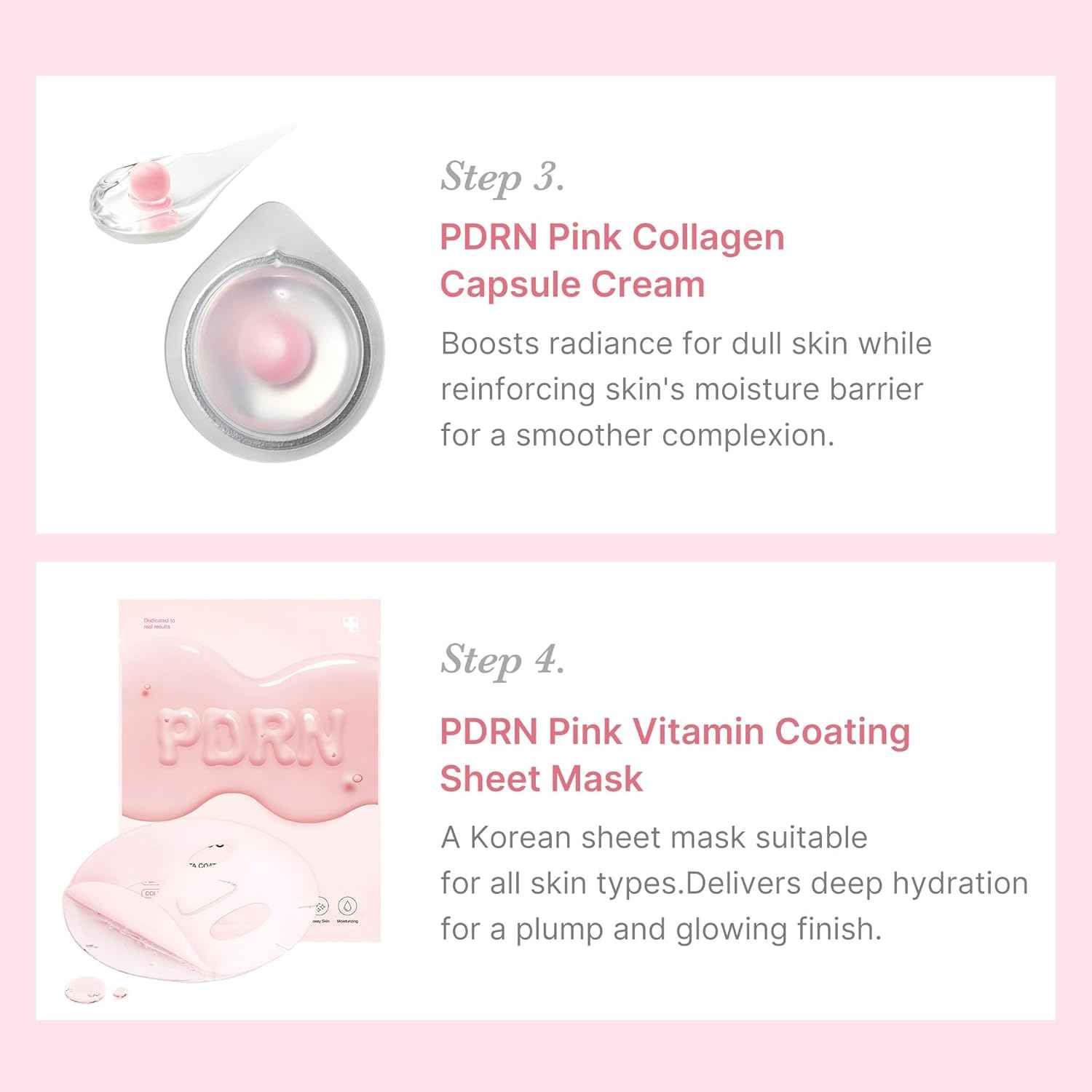 medicube Salmon DNA PDRN Trial Kit | Glass Glow Mini Skincare Set with Toner, Serum & Sheet Mask for Hydrating, Firming, Moisturizing |Gift & Travel Essentials for Women & Girls | Korean Skincare