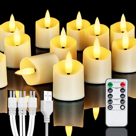 Homemory_Rechargeable_Flameless_Candles,_2/4/6/8H_Timer_LED_Votive_Candles,_6_PCS_Battery_Operated_Tea_Lights_with_Timer_for_Table,_Wedding,_Christmas_(USB_Charging_Cable_Included)