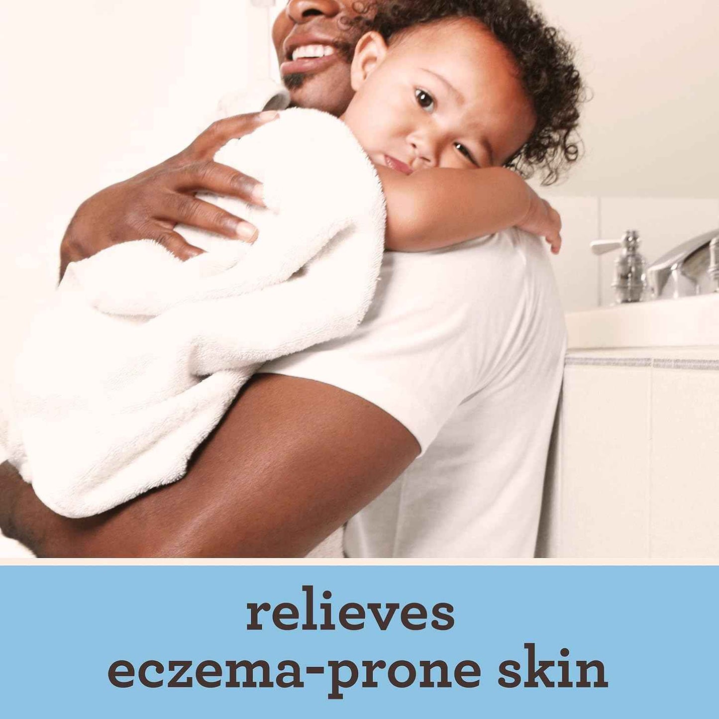 Aveeno Baby Eczema Therapy Nighttime Body Balm, Moisturizing Treatment for Face and Body, with Ceramides, Triple Oat Complex, Soothes Dry, Itchy Skin, Hypoallergenic, Fragrance and Steroid Free
