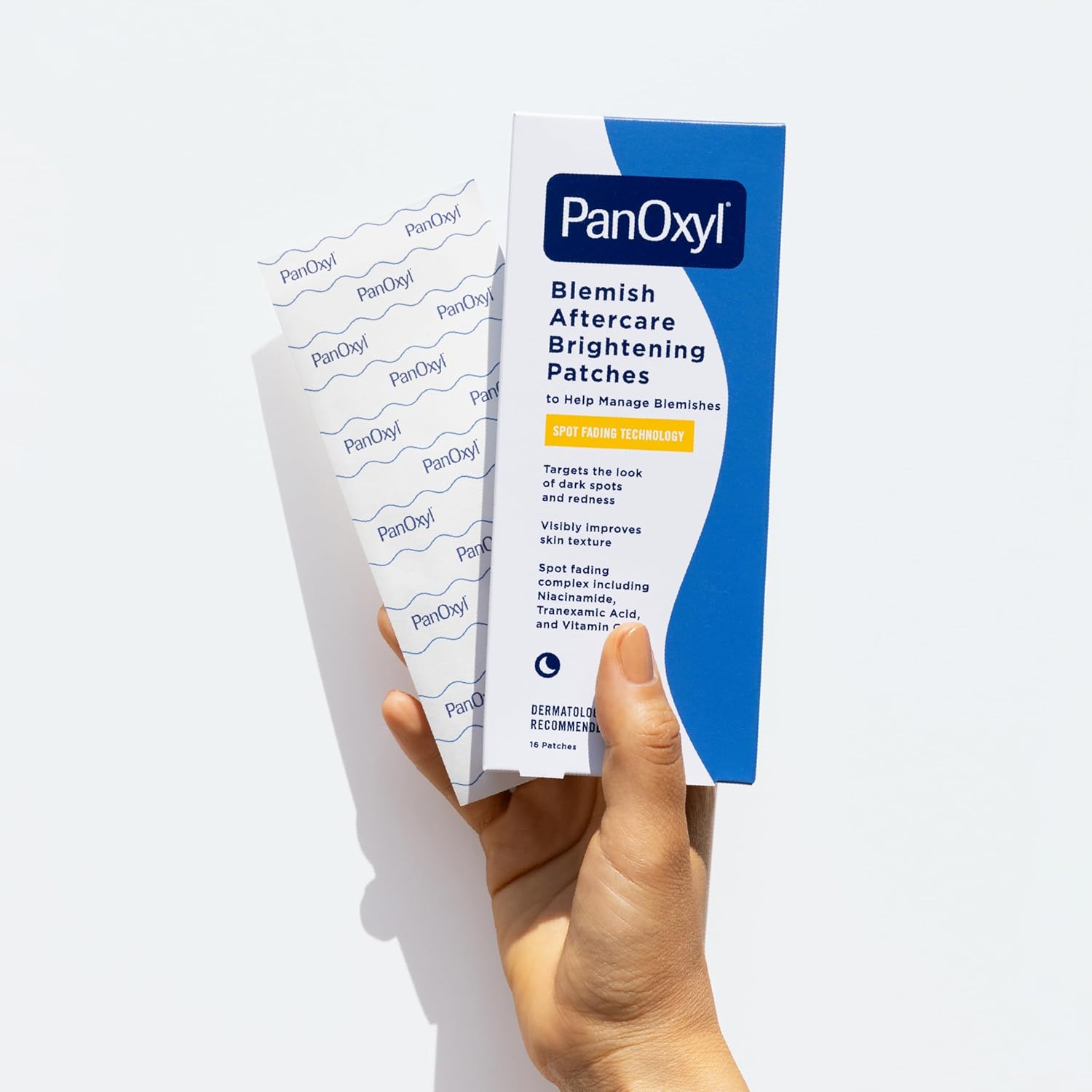 PanOxyl_Blemish_Brightening_Patches:_Dermatologist-Recommended,_Help_Fade_Post-Acne_Dark_Spots_and_Reduce_Redness,_Large_Clear_Patches_Cover_a_Bigger_Area,_Vegan_and_Latex-Free,_16ct