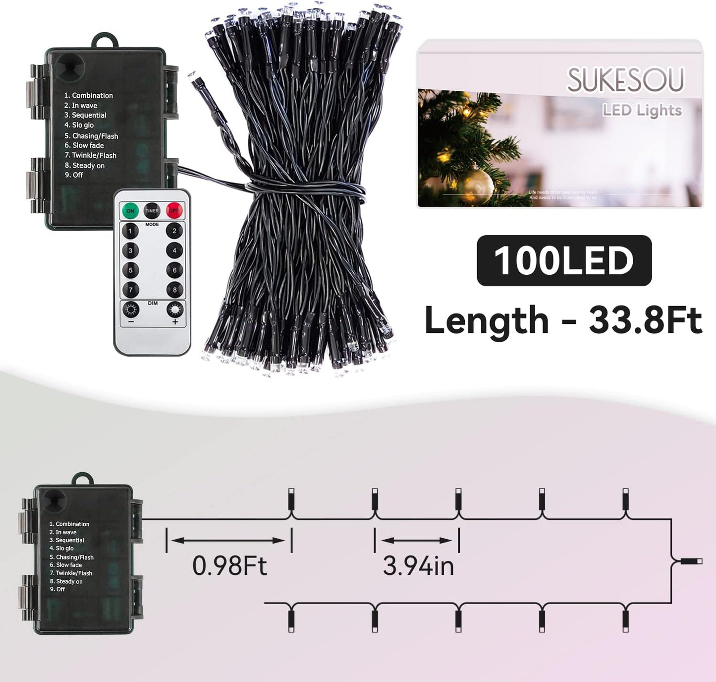 Battery_String_Lights_Outdoor_33Ft_100_LED_Fairy_Lights_for_Indoor_Outdoor_Waterproof_with_Remote_Timer_8Modes_Battery_Operated_Christmas_Lights_for_Outside_Party_Garden_Christmas_Tree_Decor