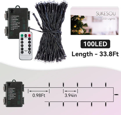 Battery_String_Lights_Outdoor_33Ft_100_LED_Fairy_Lights_for_Indoor_Outdoor_Waterproof_with_Remote_Timer_8Modes_Battery_Operated_Christmas_Lights_for_Outside_Party_Garden_Christmas_Tree_Decor