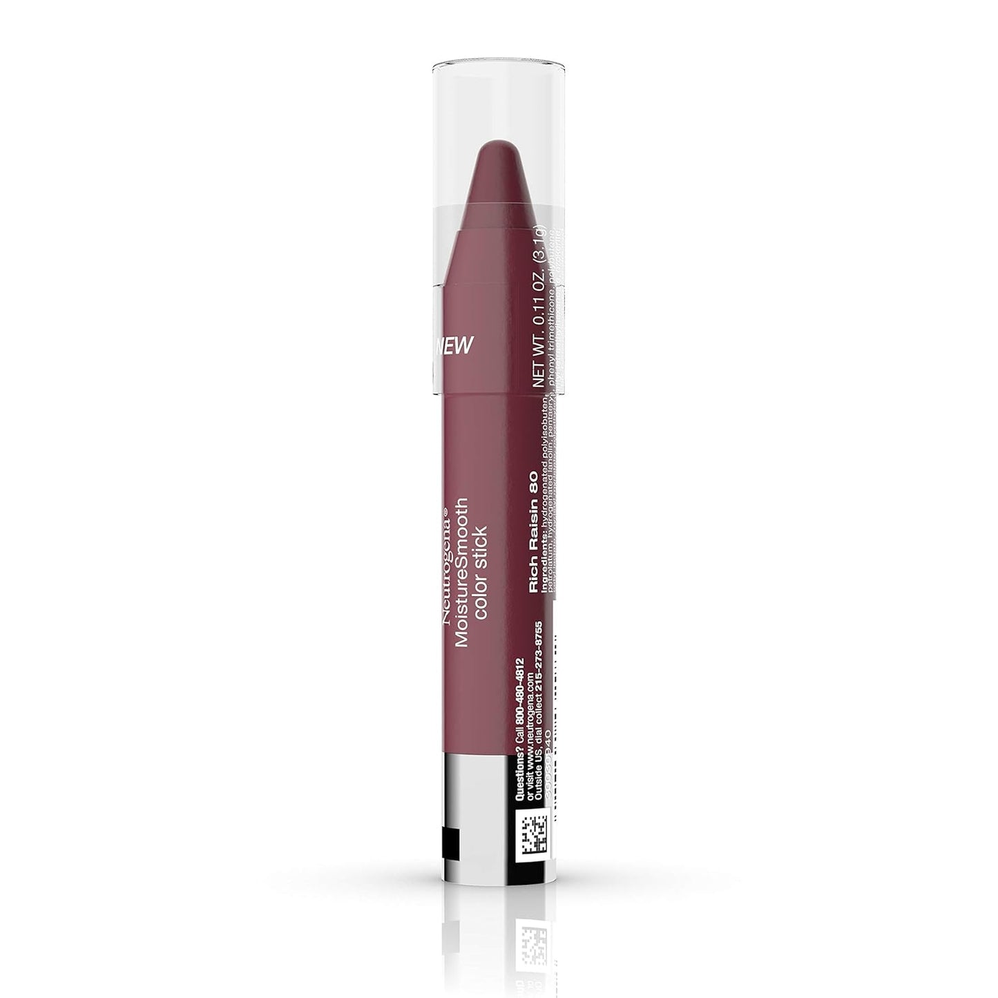 Neutrogena_MoistureSmooth_Color_Stick_for_Lips,_Moisturizing_and_Conditioning_Lipstick_with_a_Balm-Like_Formula,_Nourishing_Shea_Butter_and_Fruit_Extracts,_80_Rich_Raisin,.011_oz