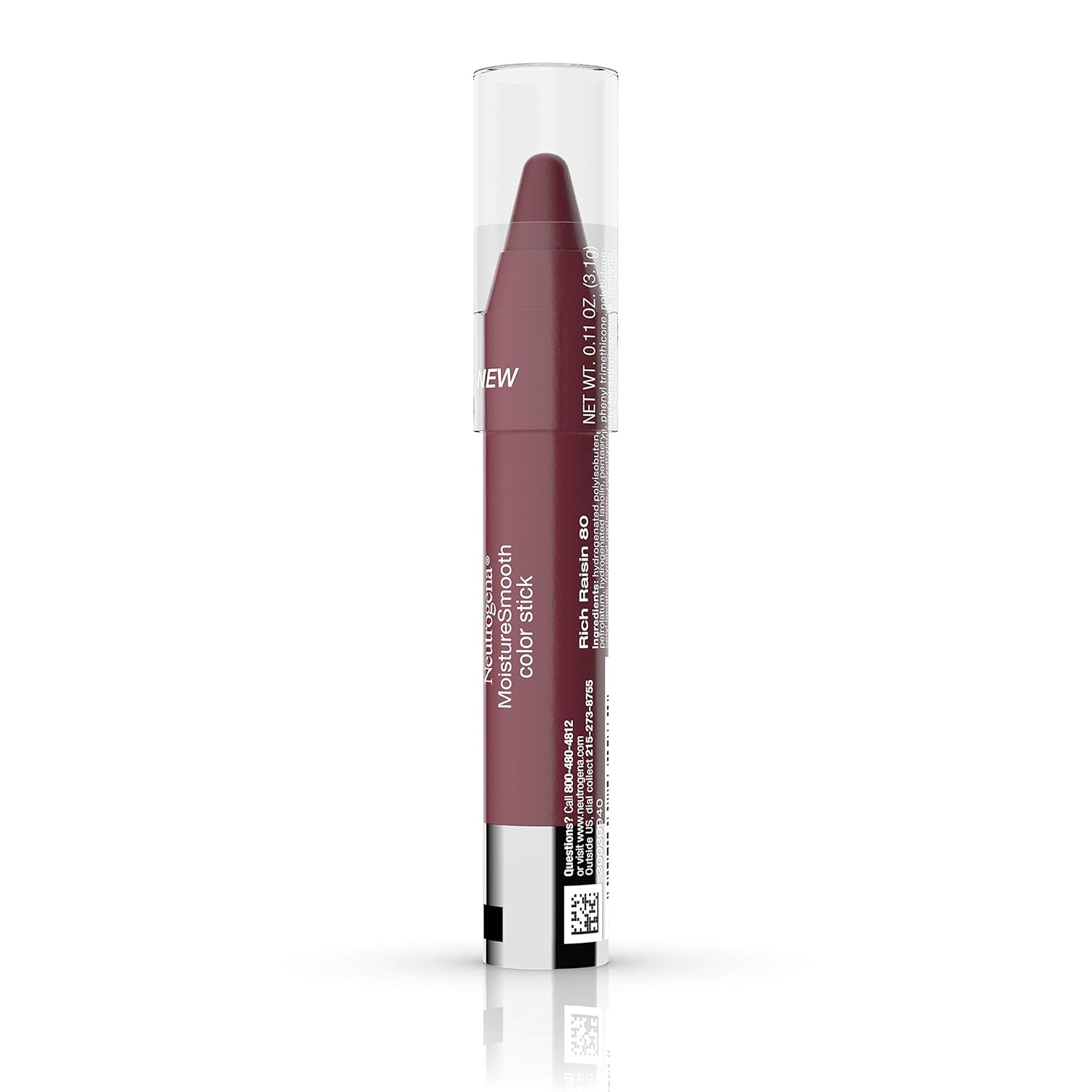 Neutrogena_MoistureSmooth_Color_Stick_for_Lips,_Moisturizing_and_Conditioning_Lipstick_with_a_Balm-Like_Formula,_Nourishing_Shea_Butter_and_Fruit_Extracts,_80_Rich_Raisin,.011_oz
