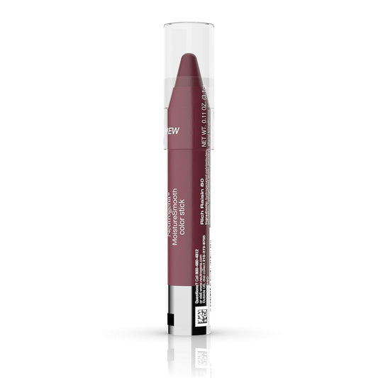 Neutrogena_MoistureSmooth_Color_Stick_for_Lips,_Moisturizing_and_Conditioning_Lipstick_with_a_Balm-Like_Formula,_Nourishing_Shea_Butter_and_Fruit_Extracts,_80_Rich_Raisin,.011_oz