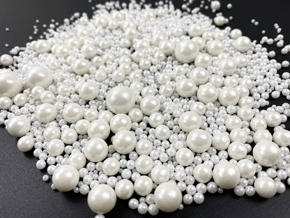 Edible_Pearl_Sugar_Sprinkles_White_Candy_120g/_4.2oz_Baking_Edible_Cake_Decorations_Cupcake_Toppers_Cookie_Decorating_Ice_Cream_Toppings_Celebrations_Shaker_Jar_Wedding_Shower_Party_Christmas_Supplies