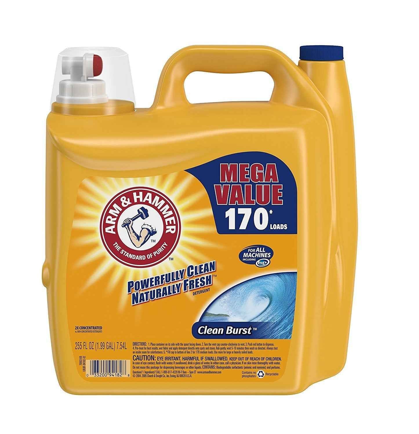 ARM & HAMMER Sensitive Skin, Liquid Laundry Detergent