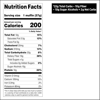 Quest_Nutrition_Chocolate_Chip_Muffin,_10g_Protein,_2g_Net_Carb,_Less_than_1g_Sugar,_Protein_Snack,_8_Count