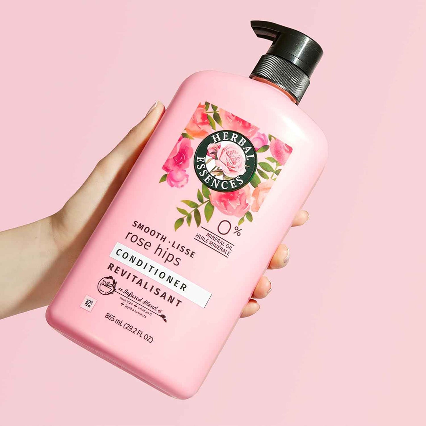Herbal Essences Shampoo & Conditioner Set, Rose Hips - Smooth Collection, Paraben-Free, Color-Safe, Shiny Hair with Jojoba & Vitamin E, 29.2 Fl Oz Each, 2-Pack