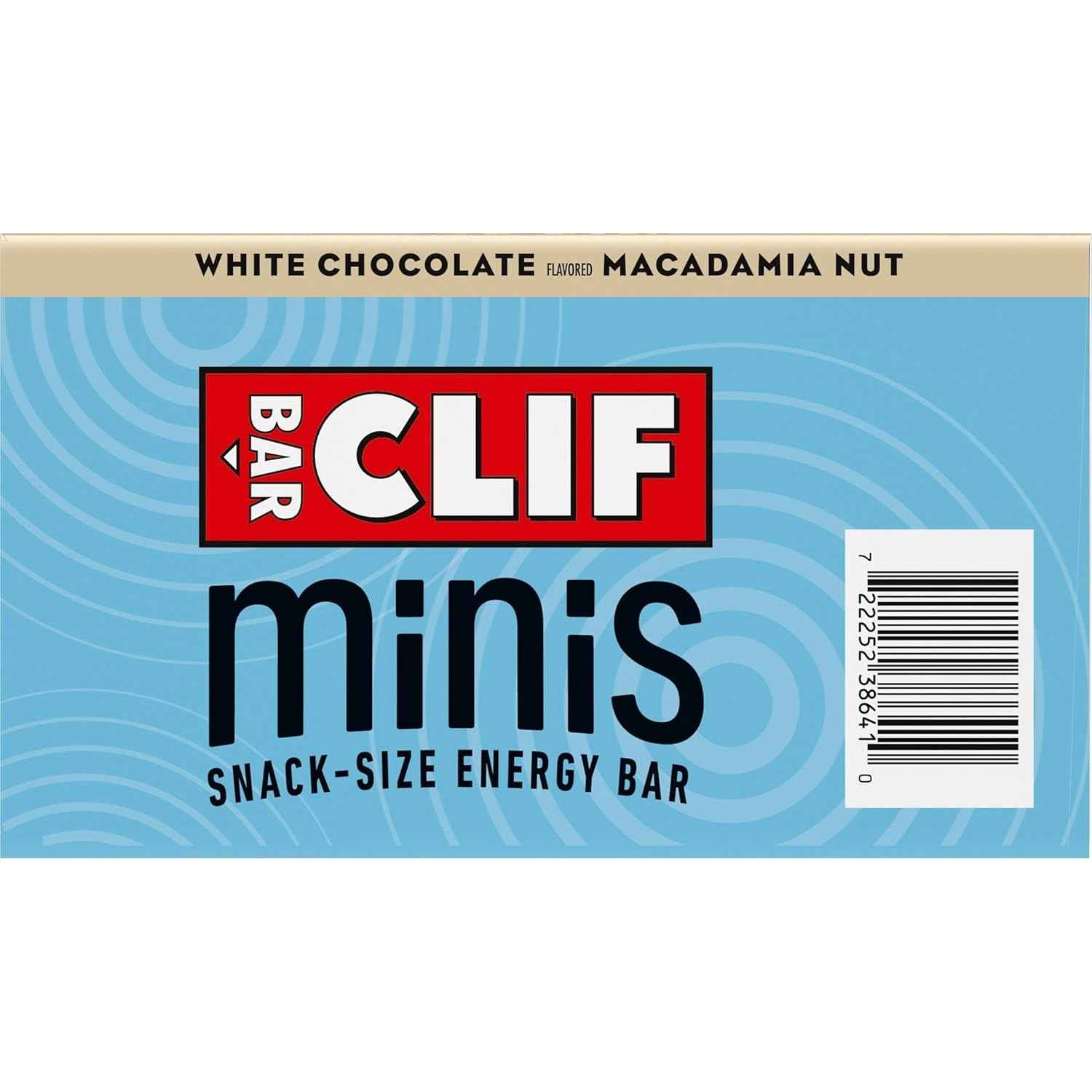 CLIF BAR Minis - White Chocolate Macadamia Nut Flavor - Made with Organic Oats - 4g Protein - Non-GMO - Plant Based - Snack-Size Energy Bars - 0.99 oz