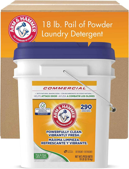 Arm & Hammer Powder Laundry Detergent, Professional Soap for Washing Clothes, 290 Loads Bulk