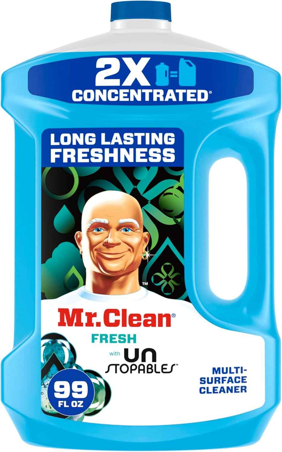 Mr. Clean 2X Concentrated Multi Surface Cleaner with Unstopables Fresh Scent