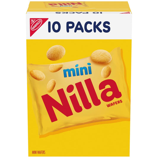 NILLA_Wafers_Mini_Cookies,_Vanilla_Wafers,_10_Snack_Packs