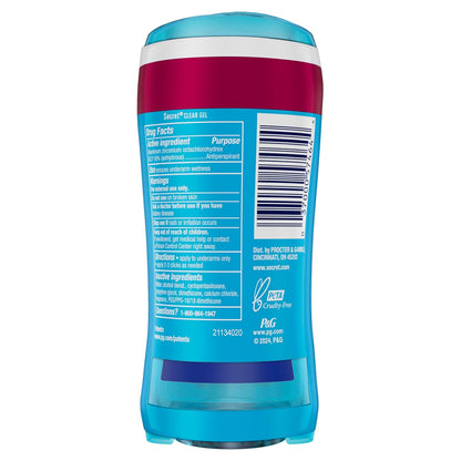 Secret_Fresh_Antiperspirant_Deodorant_for_Women,_72hr_Breathable_Sweat_&_Odor_Protection,_Instant_Freshness_&_Gentle,_PH_Balancing_Minerals,_Clear_Gel,_Refreshing_Berry_Scent,_2.6_oz_(Pack_of_2)